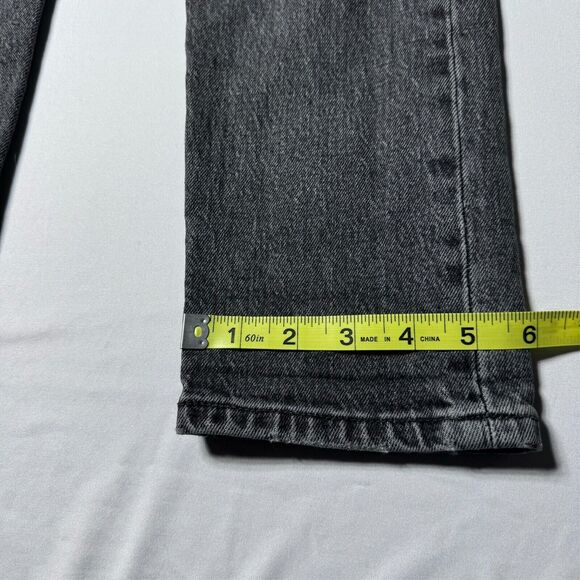Vintage Levi's 501 S Jeans 27x28 Dark Wash Skinny Black Womens Button Fly - Picture 15 of 16